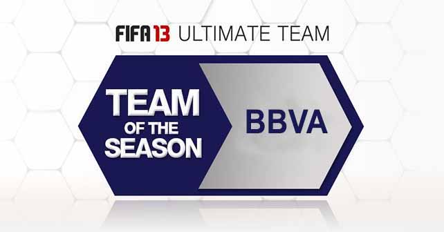 FUT 13 TOTS - The Best BBVA Players of the Season