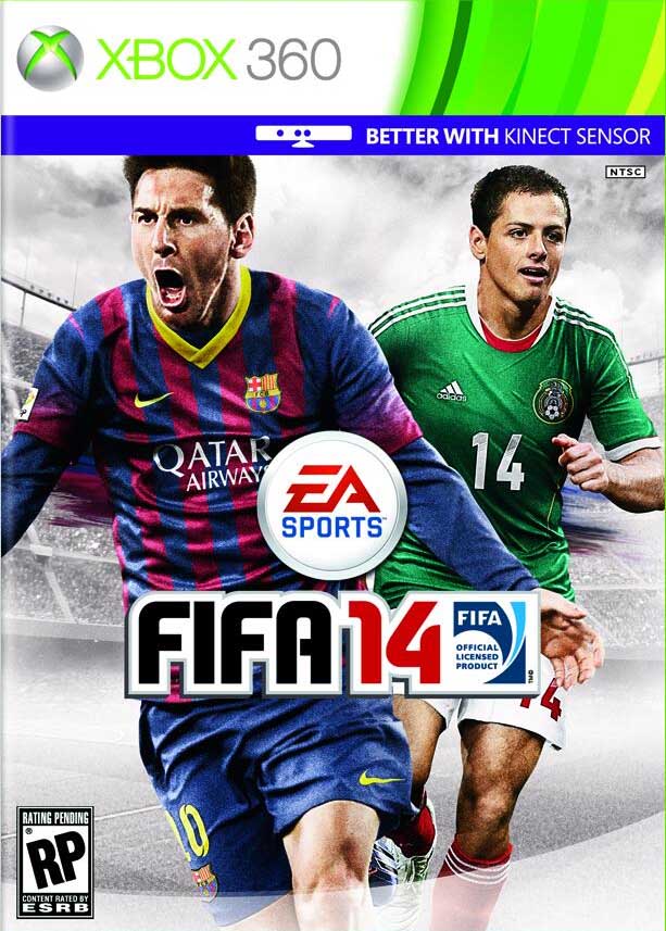 FIFA 14 Cover for USA and Mexico with 
