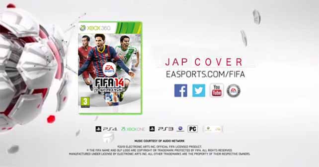FIFA 14 Cover for Japan Featuring Yoshida Maya and Makoto Hasebe
