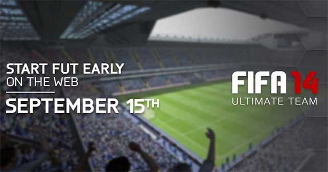FUT 14 Web App Begins Tomorrow, September 15th