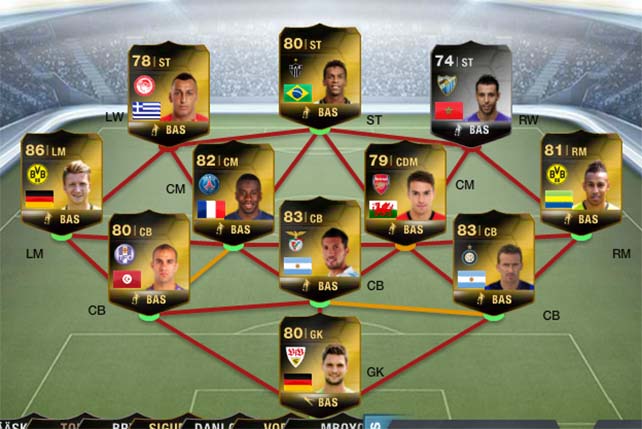 FIFA 14 Ultimate Team - TOTW 1
