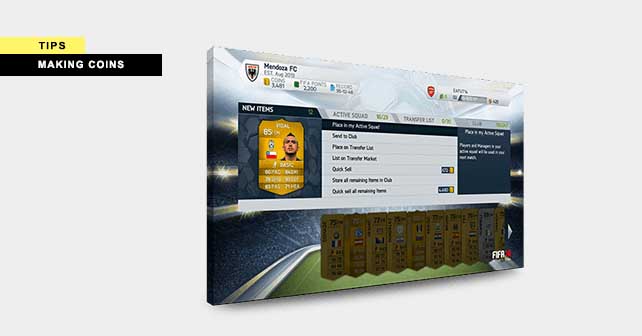 Making Coins Tips for FIFA 14 Ultimate Team