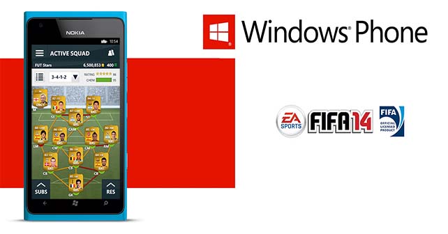 FIFA 15 Companion App for iOS, Android and Windows Phone