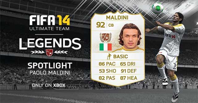 FUT 14 Legends Spotlight - Paolo Maldini is the New Legend of the Week