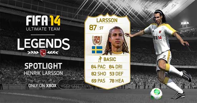 FUT 14 Legends Spotlight - Henrik Larsson is the New Legend of the Week