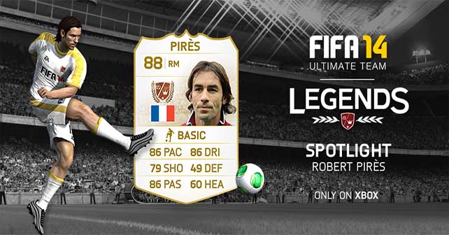 FUT 14 Legends Spotlight - Robert Pires is the New Legend of the Week