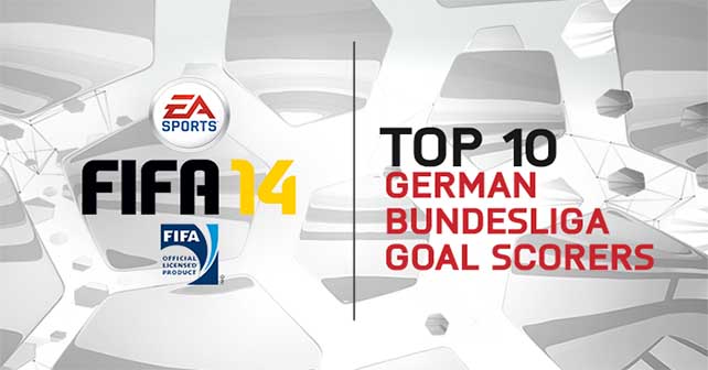 TOP 10 German Bundesliga Goal Scorers in FIFA 14