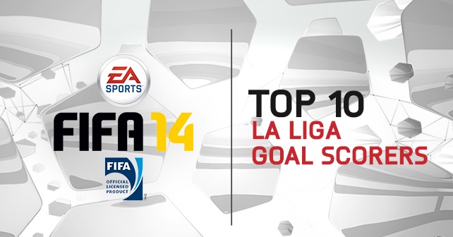 TOP 10 BBVA La Liga Goal Scorers in FIFA 14