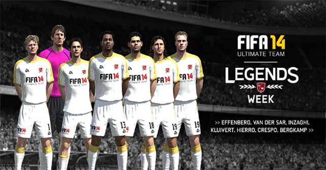 FUT 14 Legends Spotlight - Effenberg, Van Der Sar, Inzaghi, Kluivert, Hierro, Crespo and Bergkamp