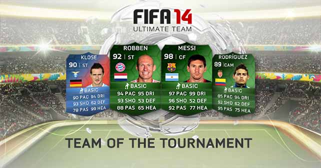 FIFA 14 Ultimate Team - Team of the Tournament