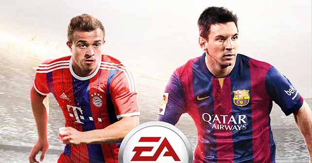 Xherdan Shaqiri joins Messi on the FIFA 15 cover for Switzerland