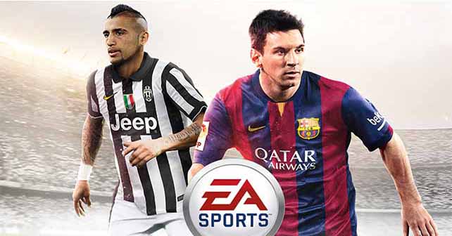 Arturo Vidal joins Messi on the FIFA 15 cover for South America