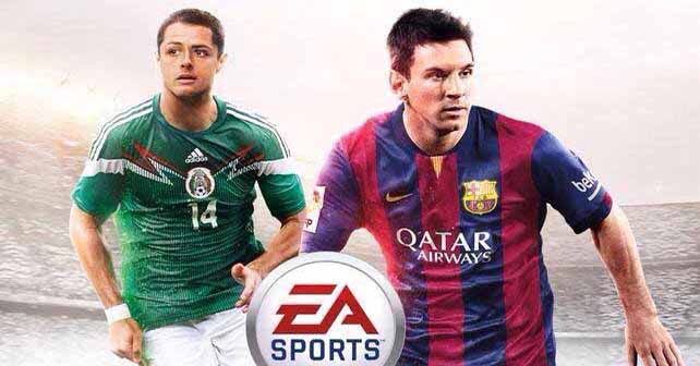 Javier Chicharito Hernandez joins Messi on the FIFA 15 cover for Mexico