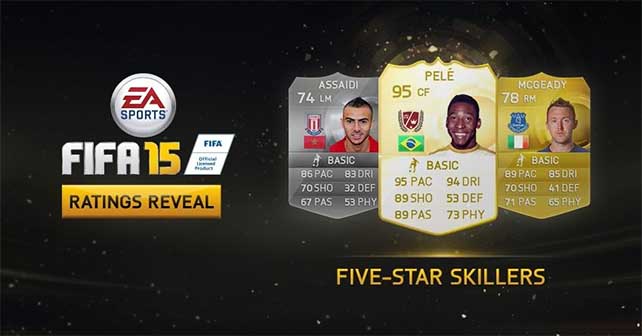 List of Five-Star Skillers in FIFA 15