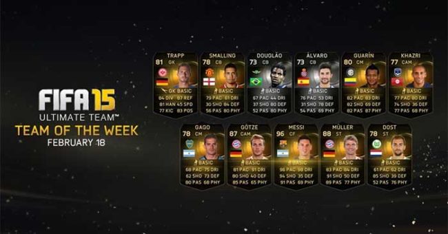 FIFA 15 Ultimate Team - TOTW 23