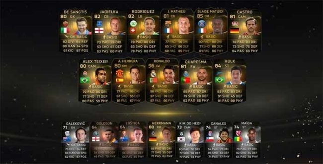 FIFA 15 Ultimate Team - TOTW 30