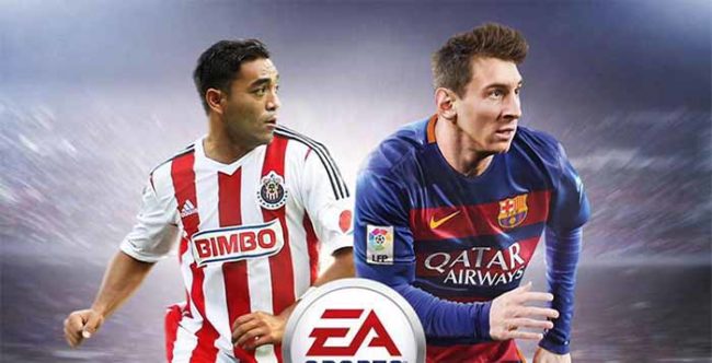 Marco Fabián joins Messi on the Mexican FIFA 16 cover
