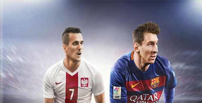 Arek Milik joins Messi on the FIFA 16 cover of Poland