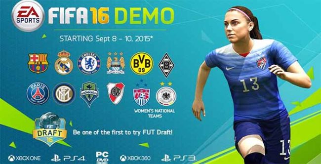 FIFA 16 Demo Date and Details Confirmed