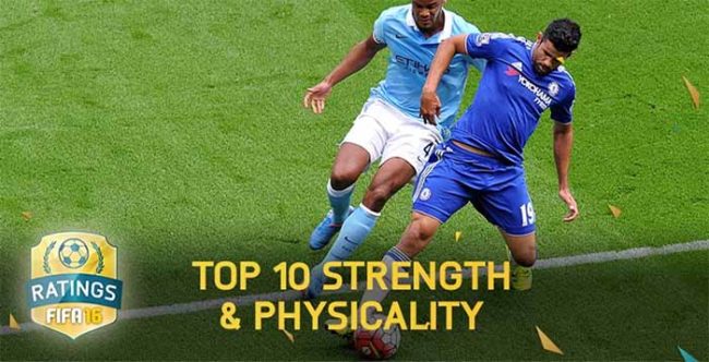 Top 10 Strength & Physicality FIFA 16 Players