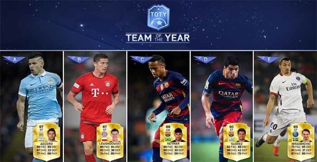 FIFA 16 TOTY Forwards Available in Packs Now