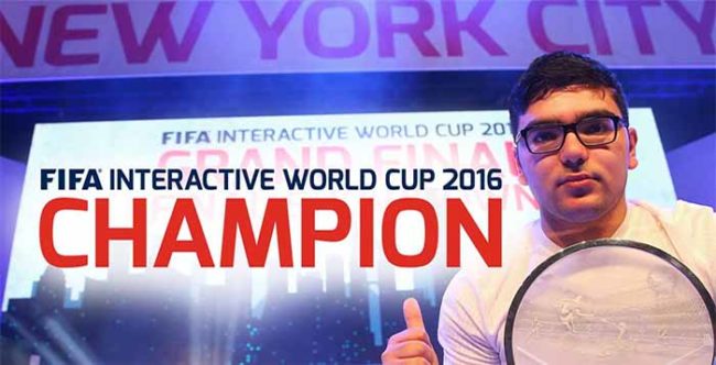 Mohamad Al-Bacha won the FIFA Interactive World Cup 2016