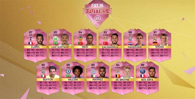 FIFA 16 FUTTIES Are Now Live !