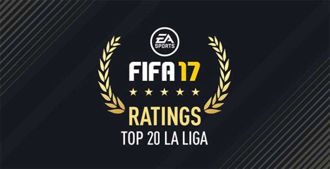 FIFA 17 La Liga Best Players - Top 20 of Spanish League