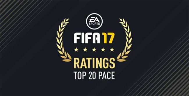 Fastest FIFA 17 Players - Top 20 Highest Pace for FUT