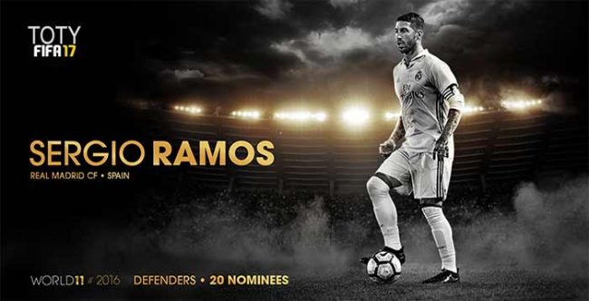 FIFA 17 TOTY Shortlist - Best Defenders in the World