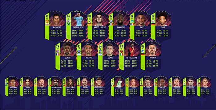 FIFA 18 PTG Players - The Path to Glory Squad