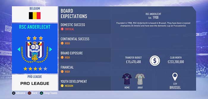 FIFA 19 Career Mode: Transfer Budgets of all Clubs