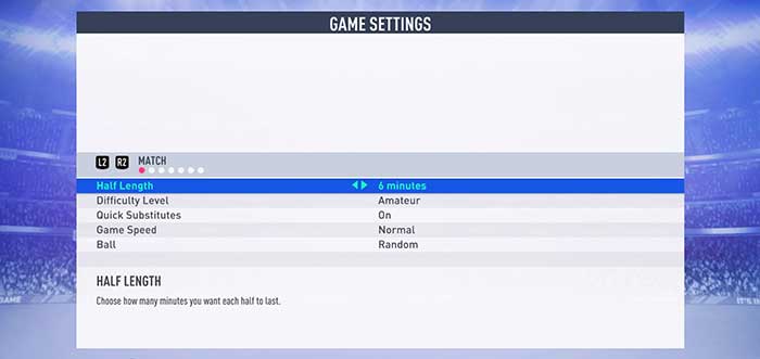 FIFA 19 Game Settings Guide