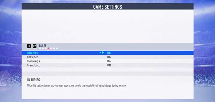 FIFA 19 Game Settings Guide