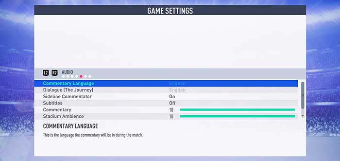 FIFA 19 Game Settings Guide