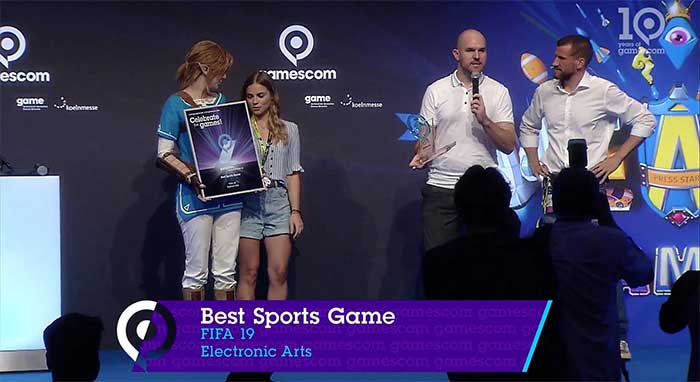 FIFA 19 Won the Gamescom Best Sports Game Award