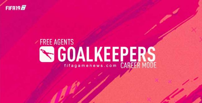 Free Agents Goalkeepers for FIFA 19 Career Mode