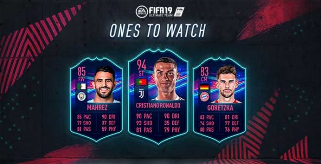 FIFA 19 Ones to Watch Items are Out!
