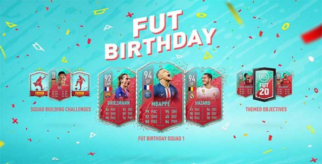 FUT Birthday Promo for FIFA 20 Ultimate Team