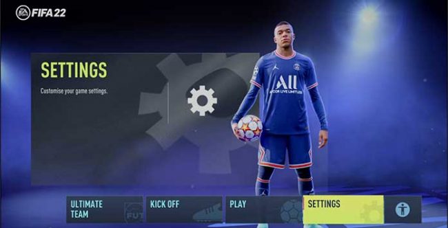 FIFA 22 Settings